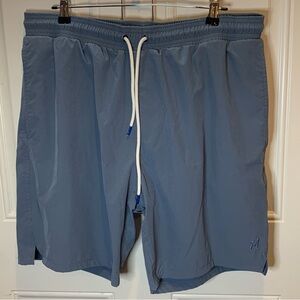Mugsy Summer Shorts Regattas Shade Faded Blue Size L Retail Price $78.00